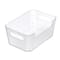 24 Pack: Small Clear Open Storage Bin by Simply Tidy®